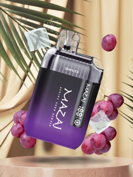 فيب مزاج 9000 سحبة عنب آيس | متجر كيف تايم