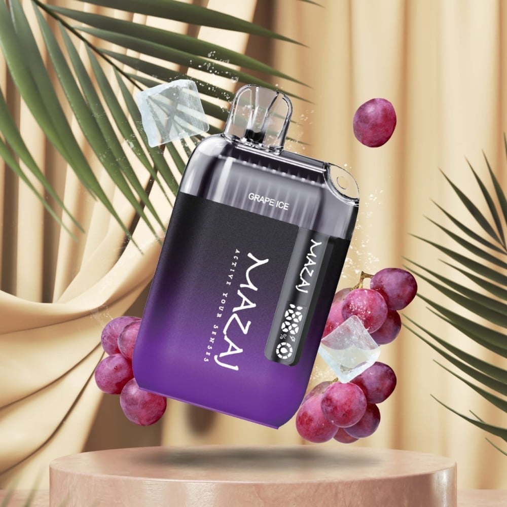  فيب مزاج 9000 سحبة عنب آيس | متجر كيف تايم