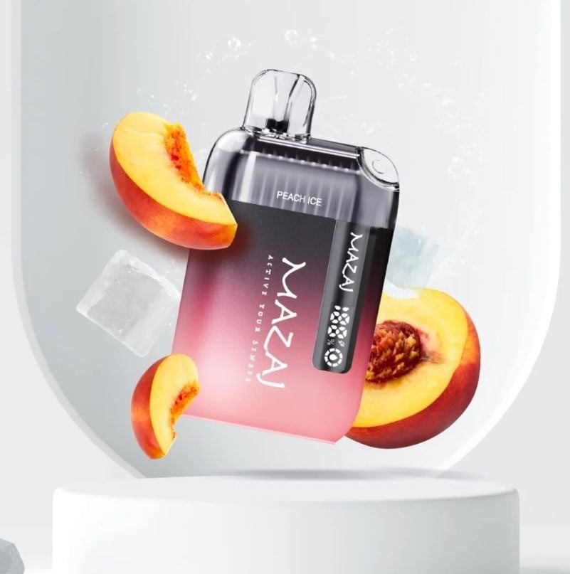  فيب مزاج 9000 سحبة خوخ آيس | متجر كيف تايم